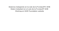 Desktop Screenshot of fundacionshe.com